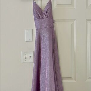 Elegant Lavender Maxi Dress